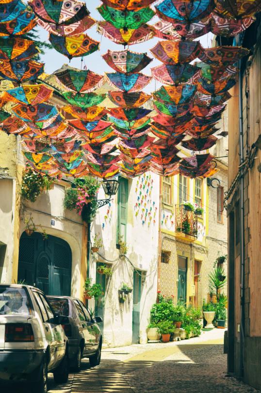 Street in Agueda, Portugal